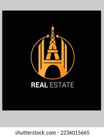 REAL ESTATE LOGO TEMPLATE
VECTOR DESIGN
MODERN DESIGN WITH BLACK BACKGROUND
