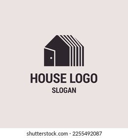 Real estate logo template vector illustration design