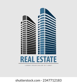 Real Estate Logo template. Vector illustration