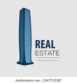 Real Estate Logo template. Vector illustration