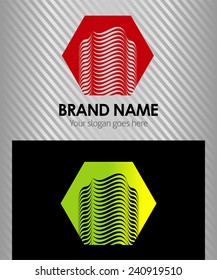 Real estate logo template vector