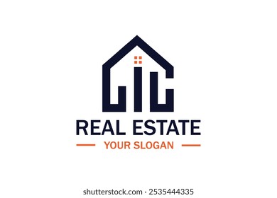 VECTOR DE PLANTILLA DE LOGOTIPOS INMOBILIARIOS