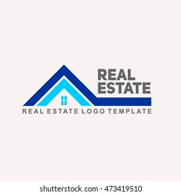 Real estate logo template. Vector eps.10