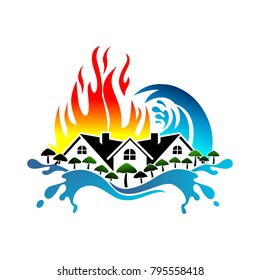 Real estate logo template Vector