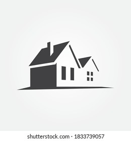 Real estate logo template. Village design. Property Investment