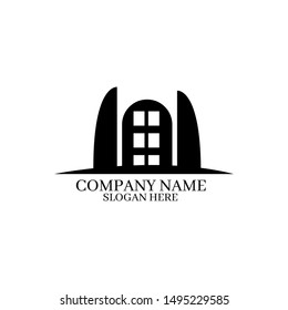 real estate logo template.Building logo.property logo design