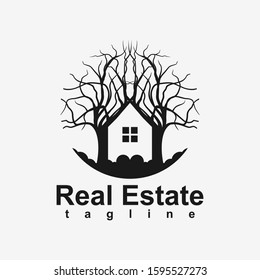 Real Estate Logo tree style company