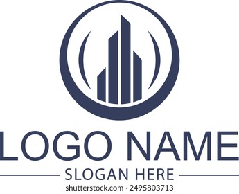 Un logotipo de bienes raíces típicamente presenta un ícono de casa o edificio para representar la propiedad, con líneas limpias y Fuentes modernas para un atractivo profesional y confiable.