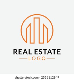 real estate logo, Unique and Creative Real Estate Logo Design Vector, House logo design, construction logo design, Housing icon, building icon vector, Architect