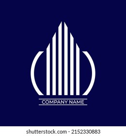 Real estate logo IN VACTOR