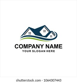 real estate logo vector