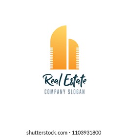 real estate logo vector