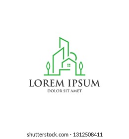 real estate logo vector