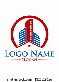Real estate logo vector