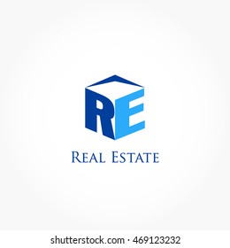 real estate logo vector