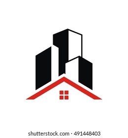 Real estate logo vector