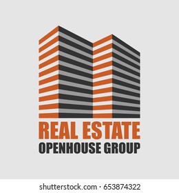 Real estate logo vector