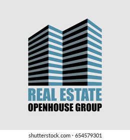 Real estate logo vector