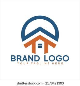 Real Estate Logo Vector Abstract Letter Stock Vector (Royalty Free ...