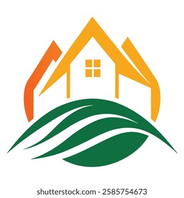 Real estate logo vector art
