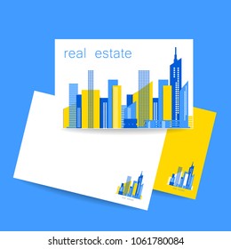 Real Estate Logo. Vector design template.