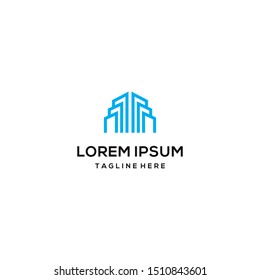 Real Estate  logo vector design template .