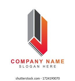 Plantilla de diseño vectorial del logotipo inmobiliario. Moderna arquitectura de construcción icono formas de la ciudad símbolo puede utilizar para la marca de la empresa, agente inmobiliario, alquiler de apartamento, limpio y servicio de construcción.