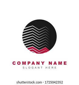 Plantilla de diseño vectorial del logotipo inmobiliario. Diseño arquitectónico moderno de construcción de iconos de las formas de símbolo de la ciudad puede ser utilizado para la marca de la empresa, agente inmobiliario, alquiler de apartamentos, limpieza y servicio de construcción.