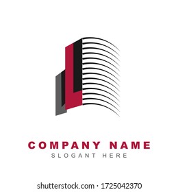 Real Estate logo vector design template. Modern concept architecture building icon shapes of city symbol can use for company brand, property agent, rental apartment, clean and construction service.