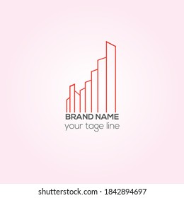 Real estate logo vector logo design, Constriction Creative logo design, Builder Identity design