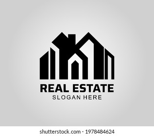 Real estate logo vector design