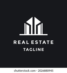 Real estate logo vector design template
