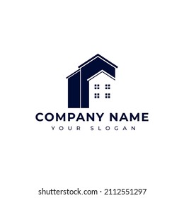 Real estate logo vector design template