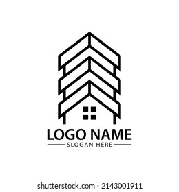 Real Estate Logo Vector Design Illustration