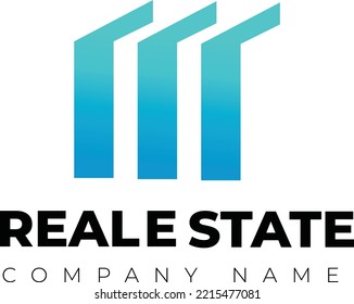 real estate logo vector design 