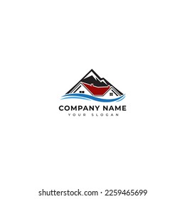 Real estate logo vector design template