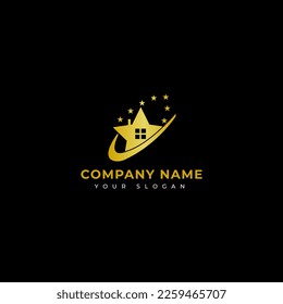 Plantilla de diseño de vectores del logotipo inmobiliario