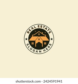 Real estate logo vector design