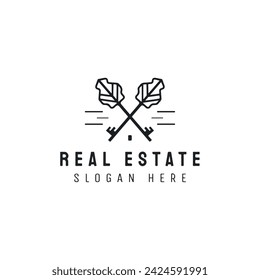 Real estate logo vector design