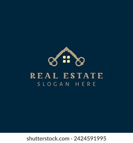 Immobilien Logo Vektor-Design