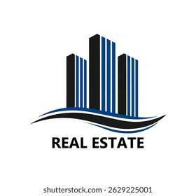Real estate logo vector design.