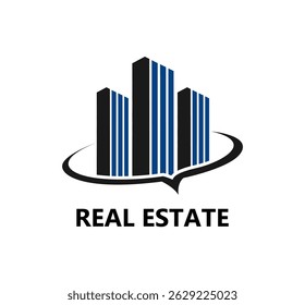 Real estate logo vector design.