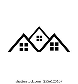 Real estate logo vector. House logo concept icon.