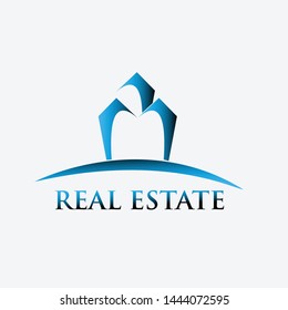 real estate logo vector icon 2