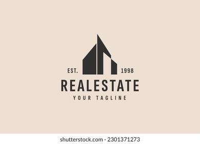 real estate logo vector icon illustration