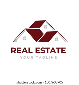 real estate logo. vector illustration