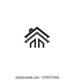 real estate logo vector illustration design