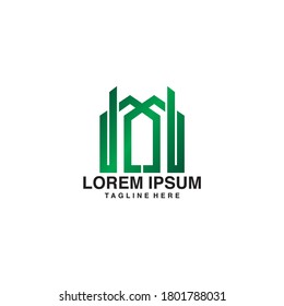 Real Estate Logo Vector Illustration Icon