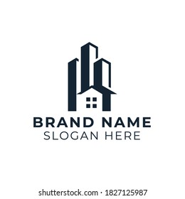 Real Estate Logo Vector Illustration Template