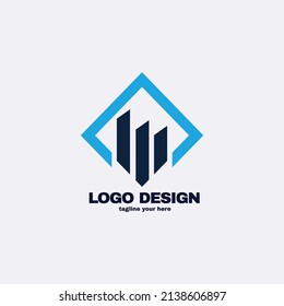 Real estate logo vector illustration 